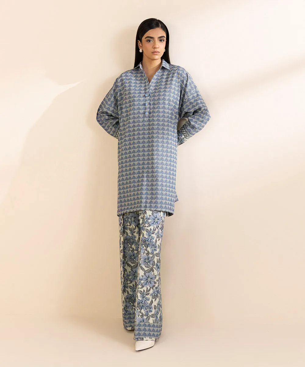 2 Piece - Printed Light Khaddar Suit