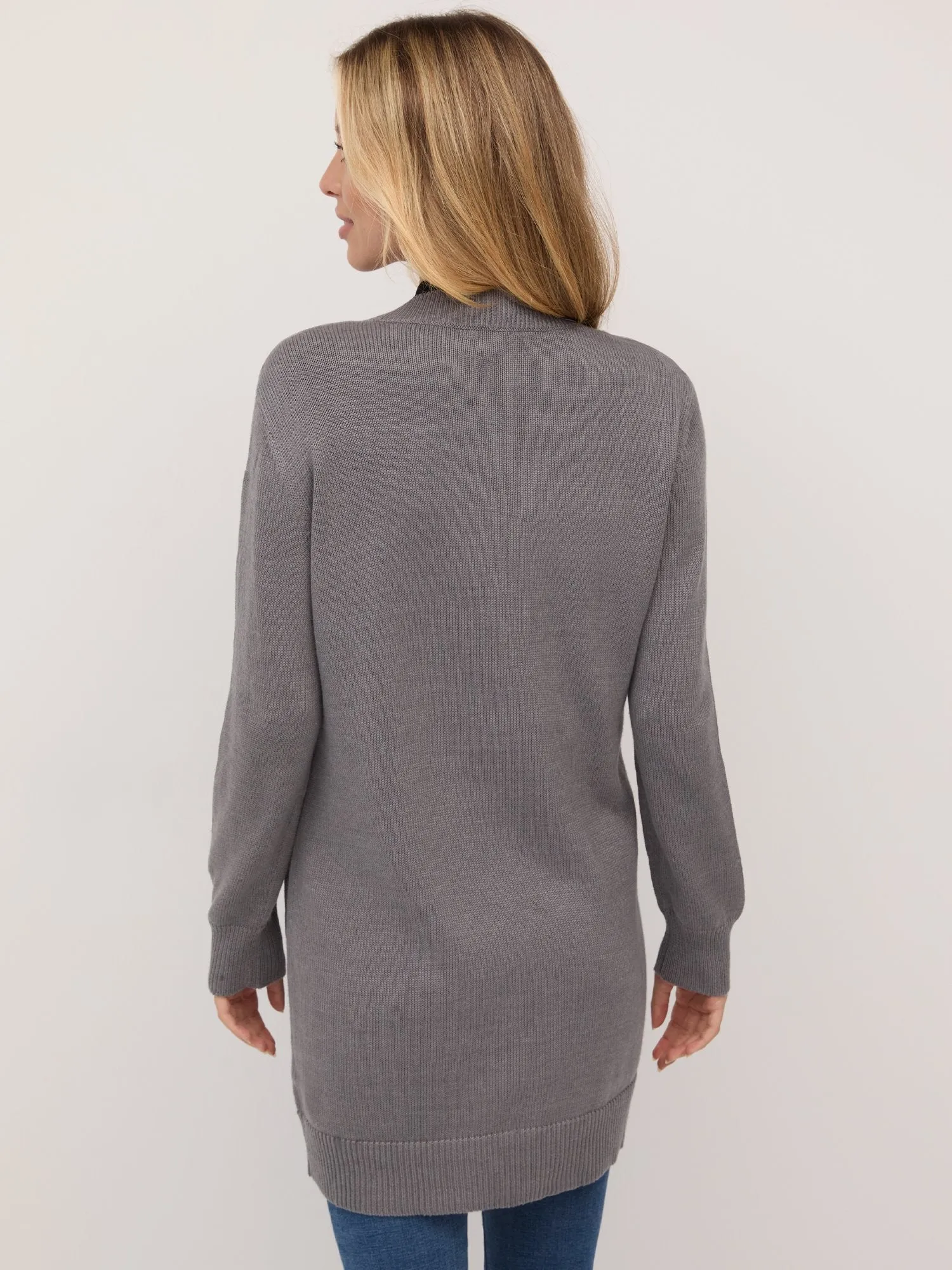 Batwing-Sleeve Turtleneck Tunic Sweater