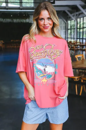 Beach Boys Surfs Up Graphic Tee, Rose Water | Daydreamer