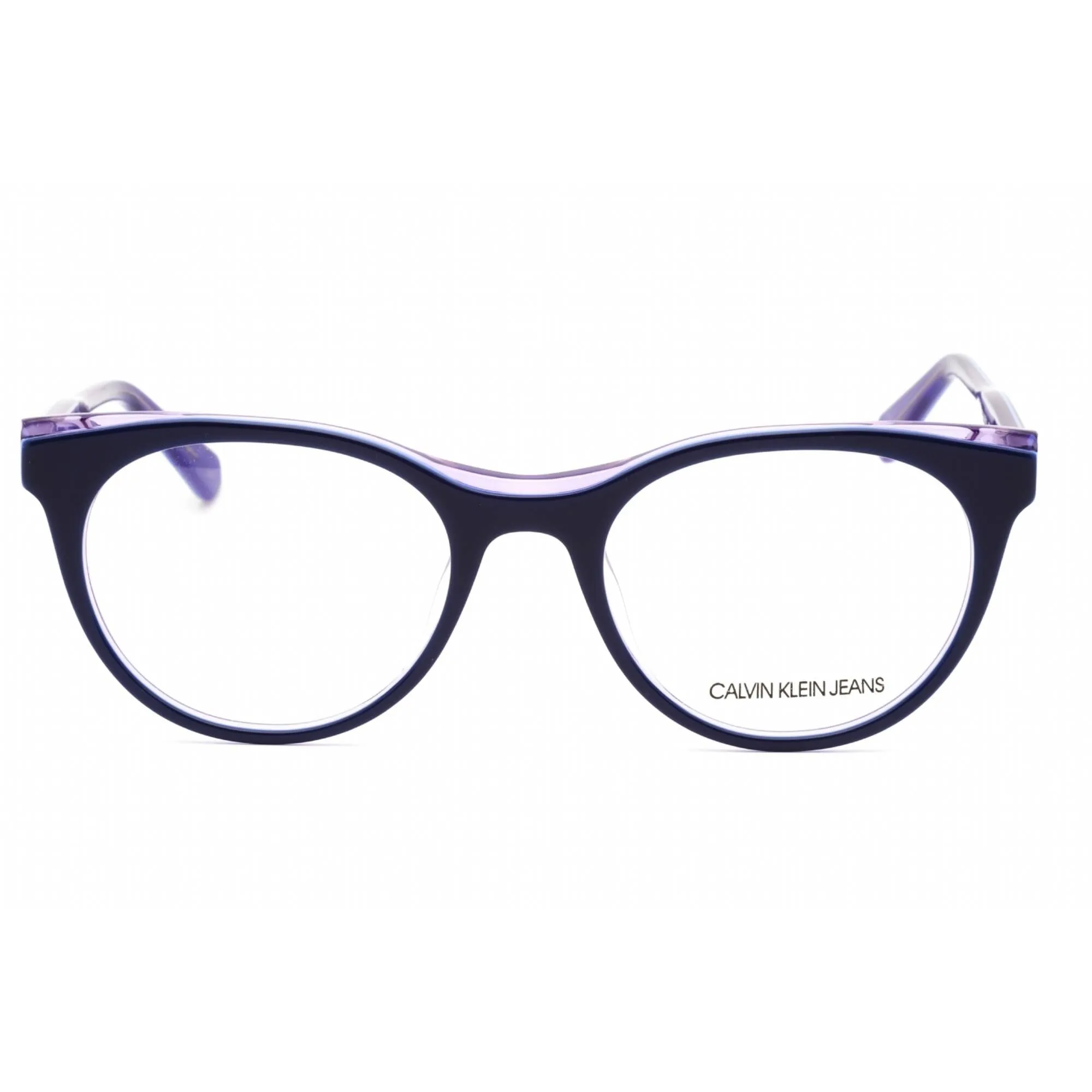 Calvin Klein Jeans Women's Eyeglasses - Navy/Crystal Purple Cat Eye | CKJ19511 408