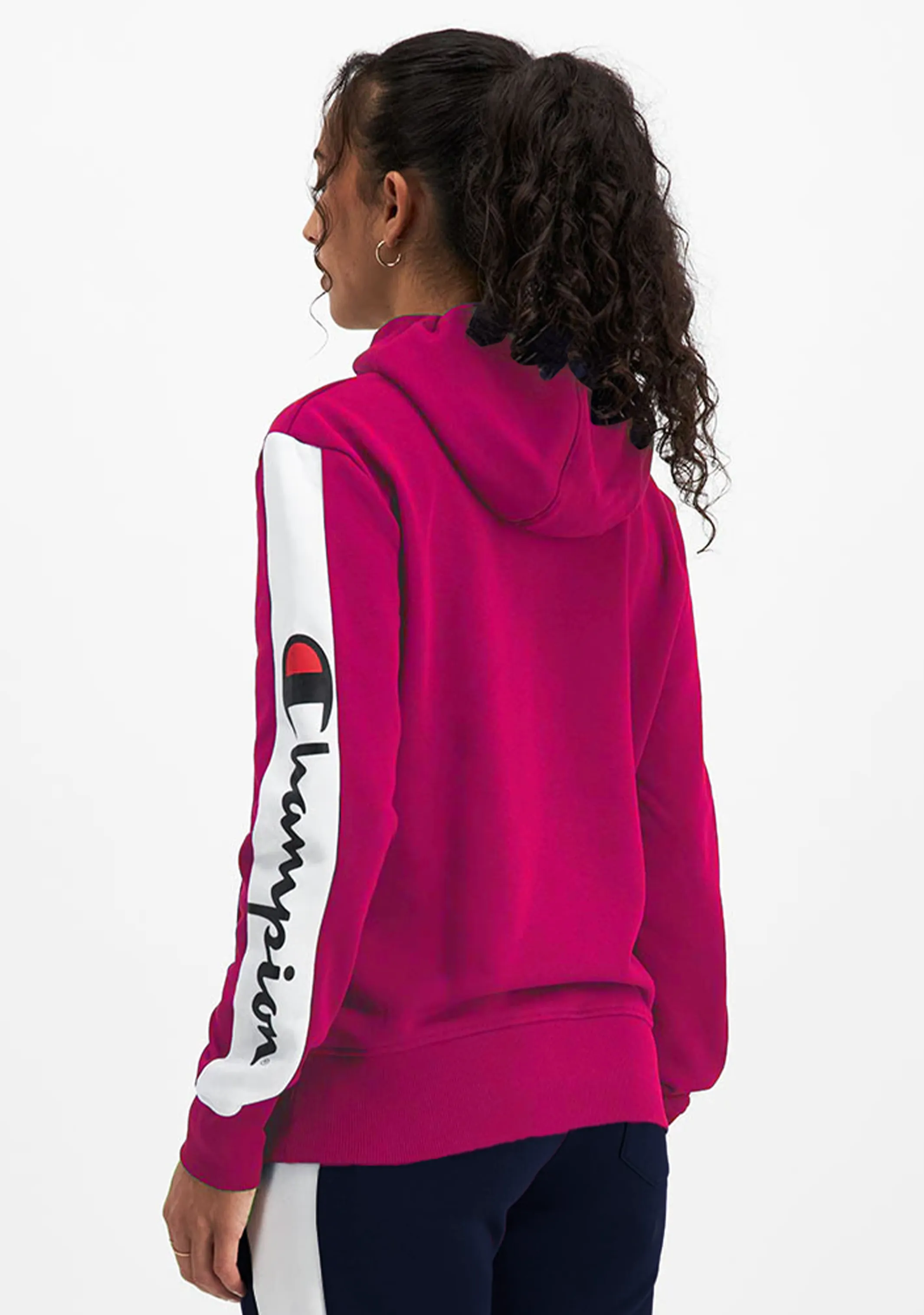 Champion Womens Sporty Panel Hoodie <br> CUN8N XLH