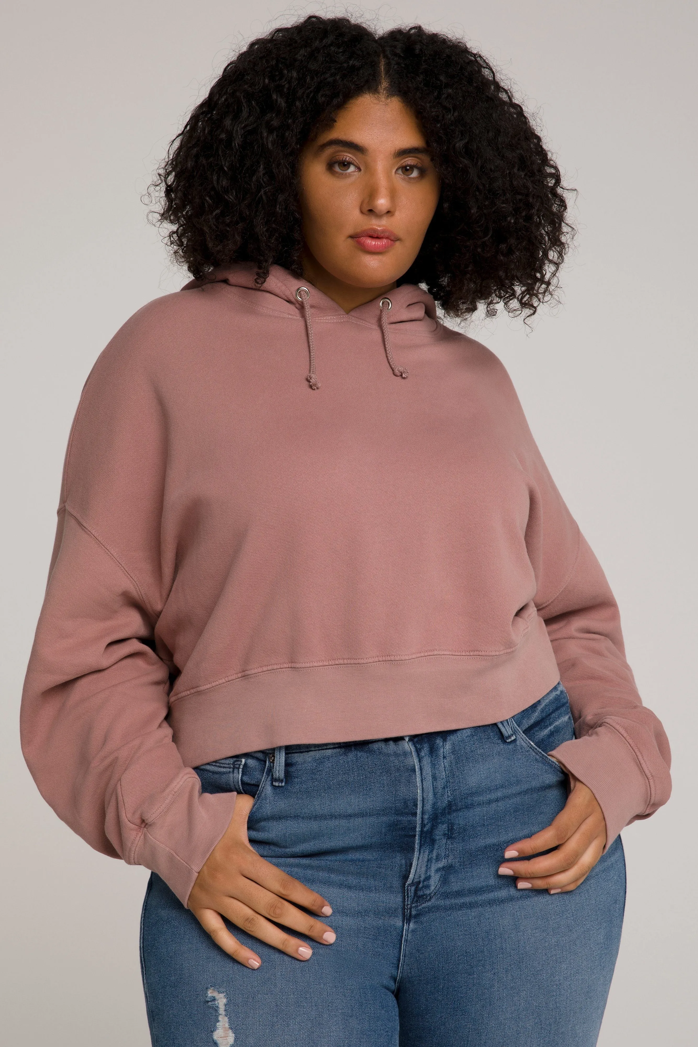 CROPPED & COOL HOODIE | DUSK001