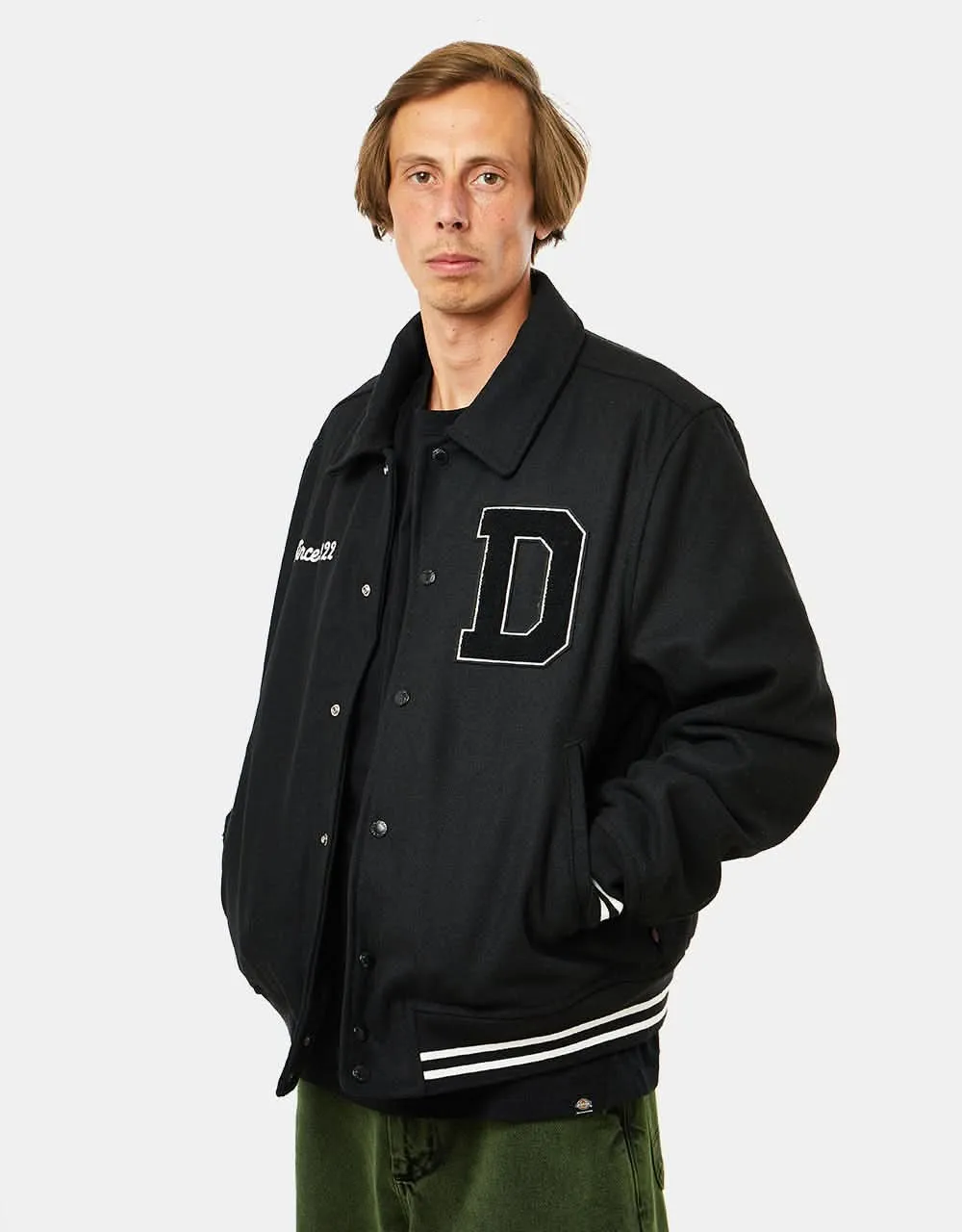 Dickies West Vale Varsity Jacket - Black