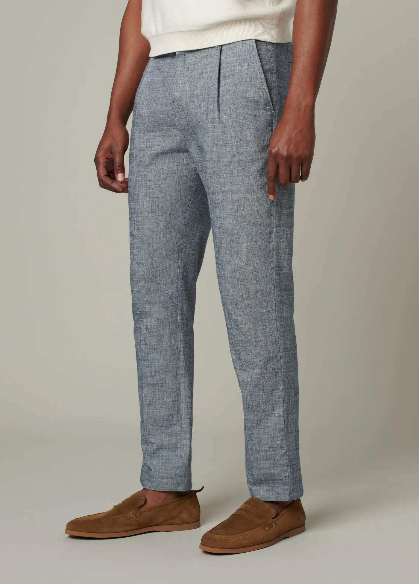 DIEGO CHAMBRAY TROUSER