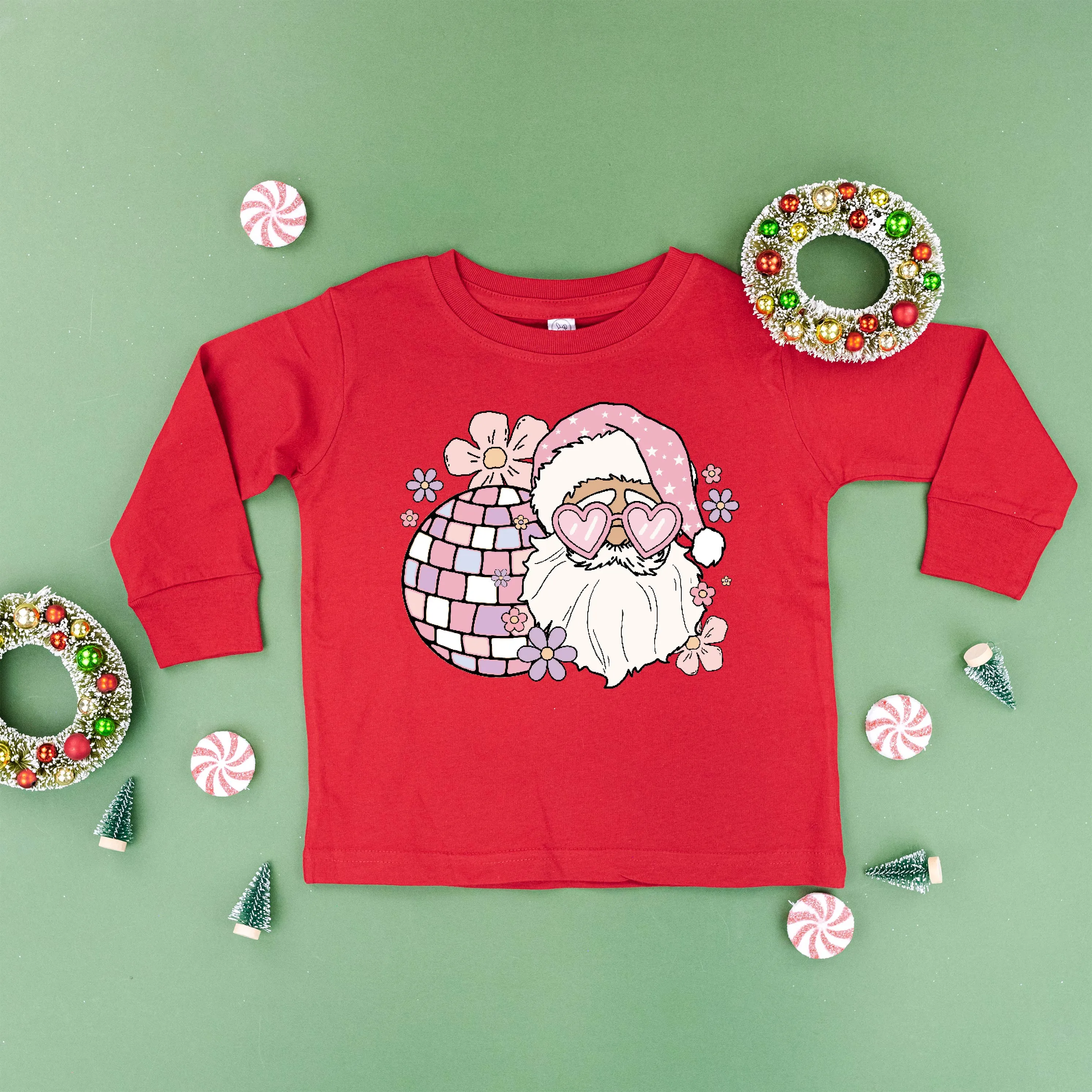 Disco Santa - Child LONG SLEEVE Tee