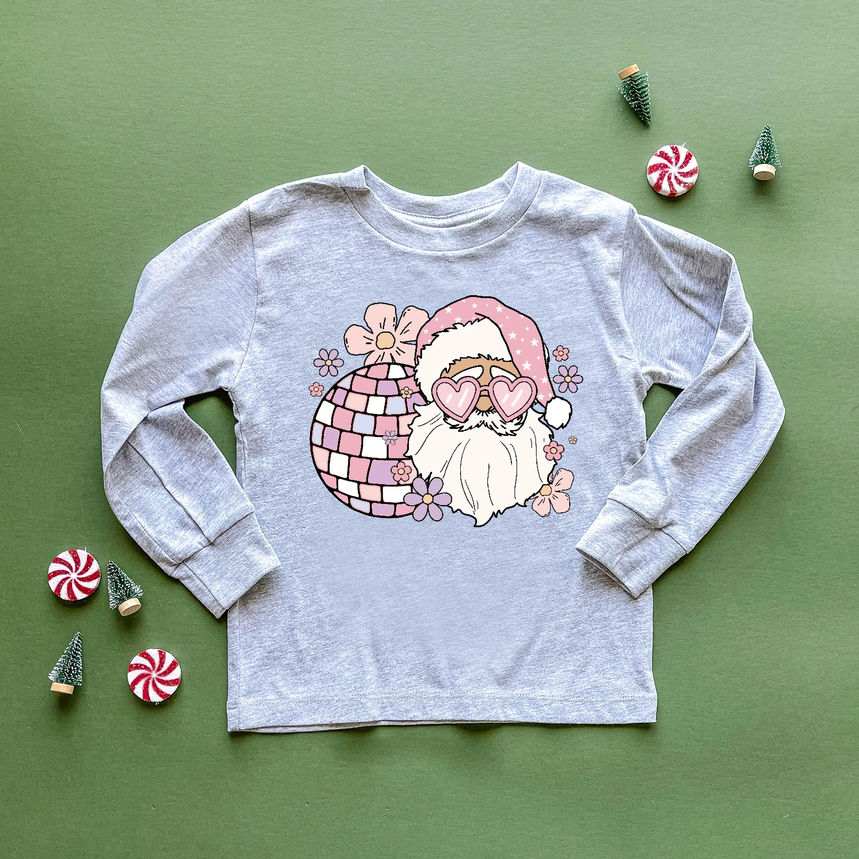 Disco Santa - Child LONG SLEEVE Tee