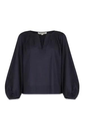 Elizabeth Blouse With Victorine Neckline