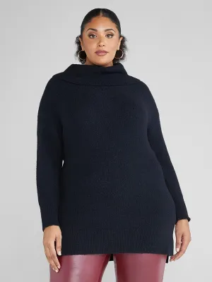 Fashion To Figure - Dani Cowlneck Tunic Sweater