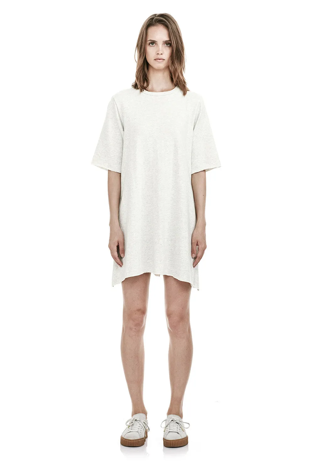 Fleece Dress - Oat Marle