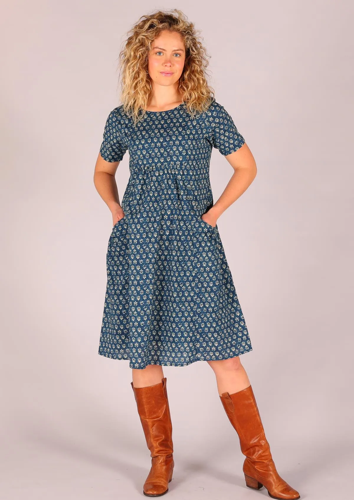 Frankie Dress Bluebell