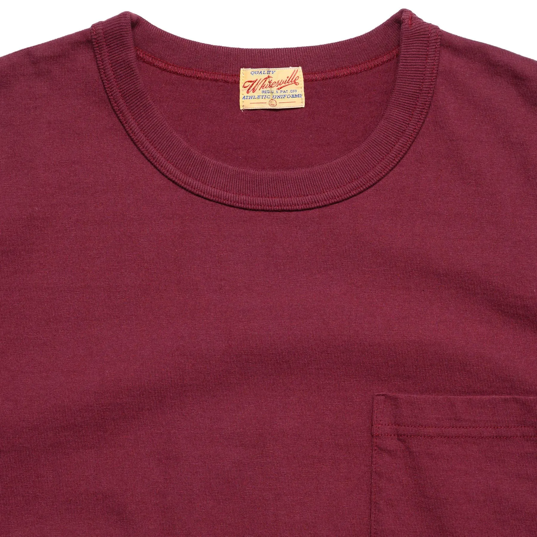 Heavyweight Pocket Tee - Wine