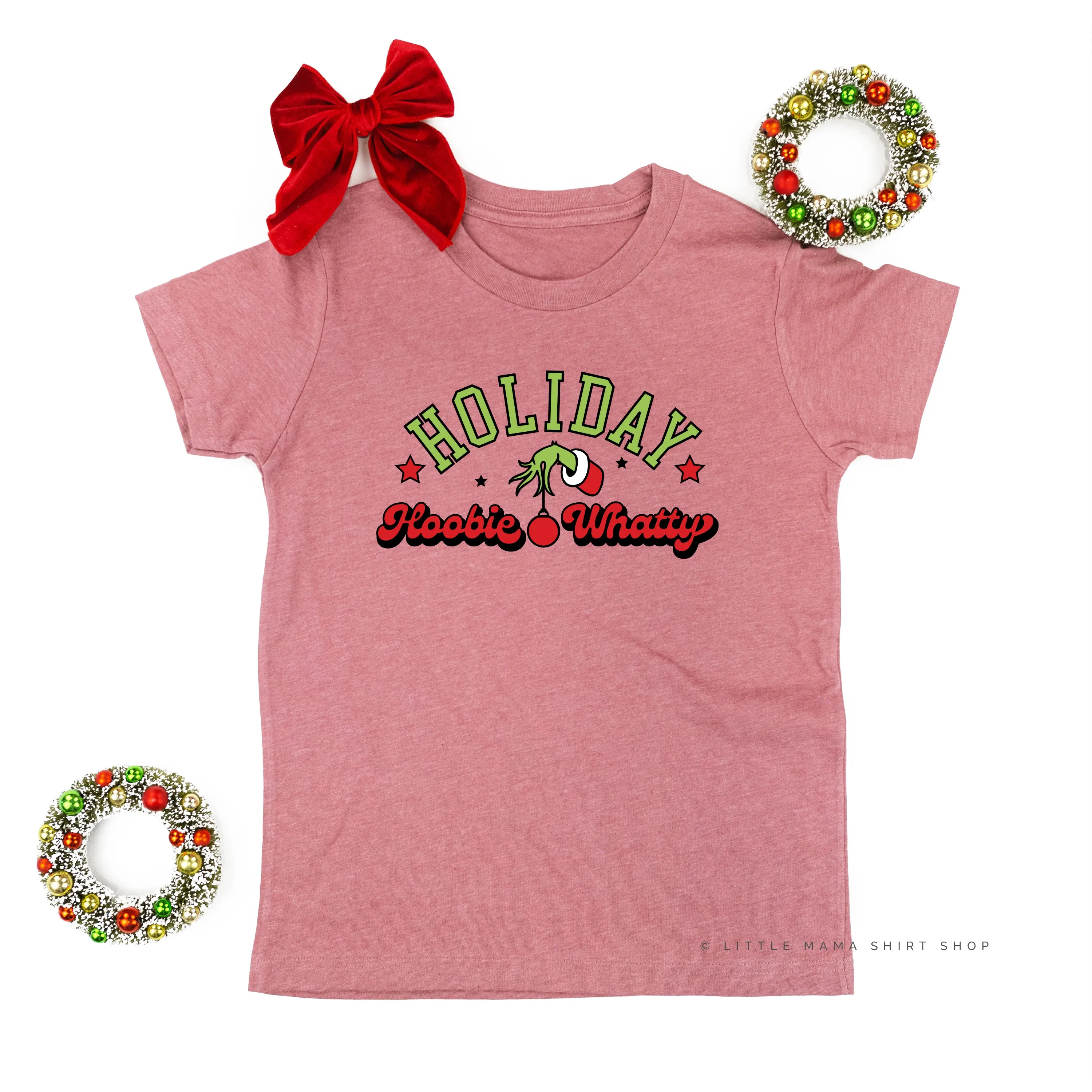 Holiday Hoobie Whatty - Child Tee