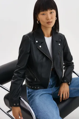 IDETTA | Leather Biker Jacket