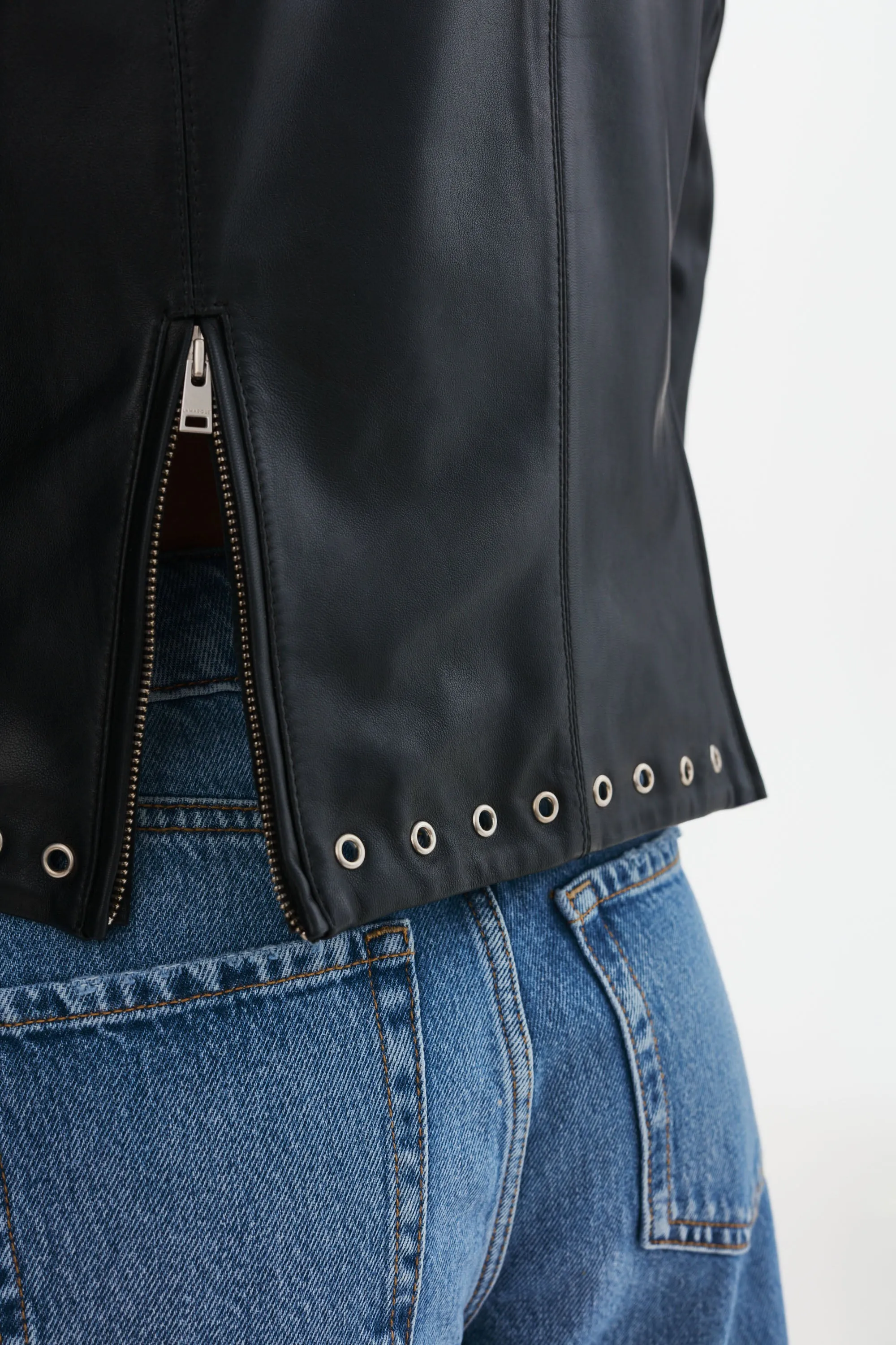 IDETTA | Leather Biker Jacket