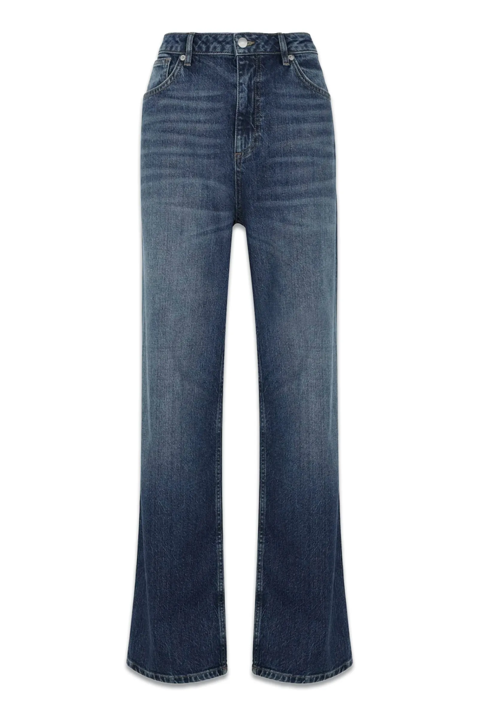 Indigo Relaxed Wide Jeans Dark