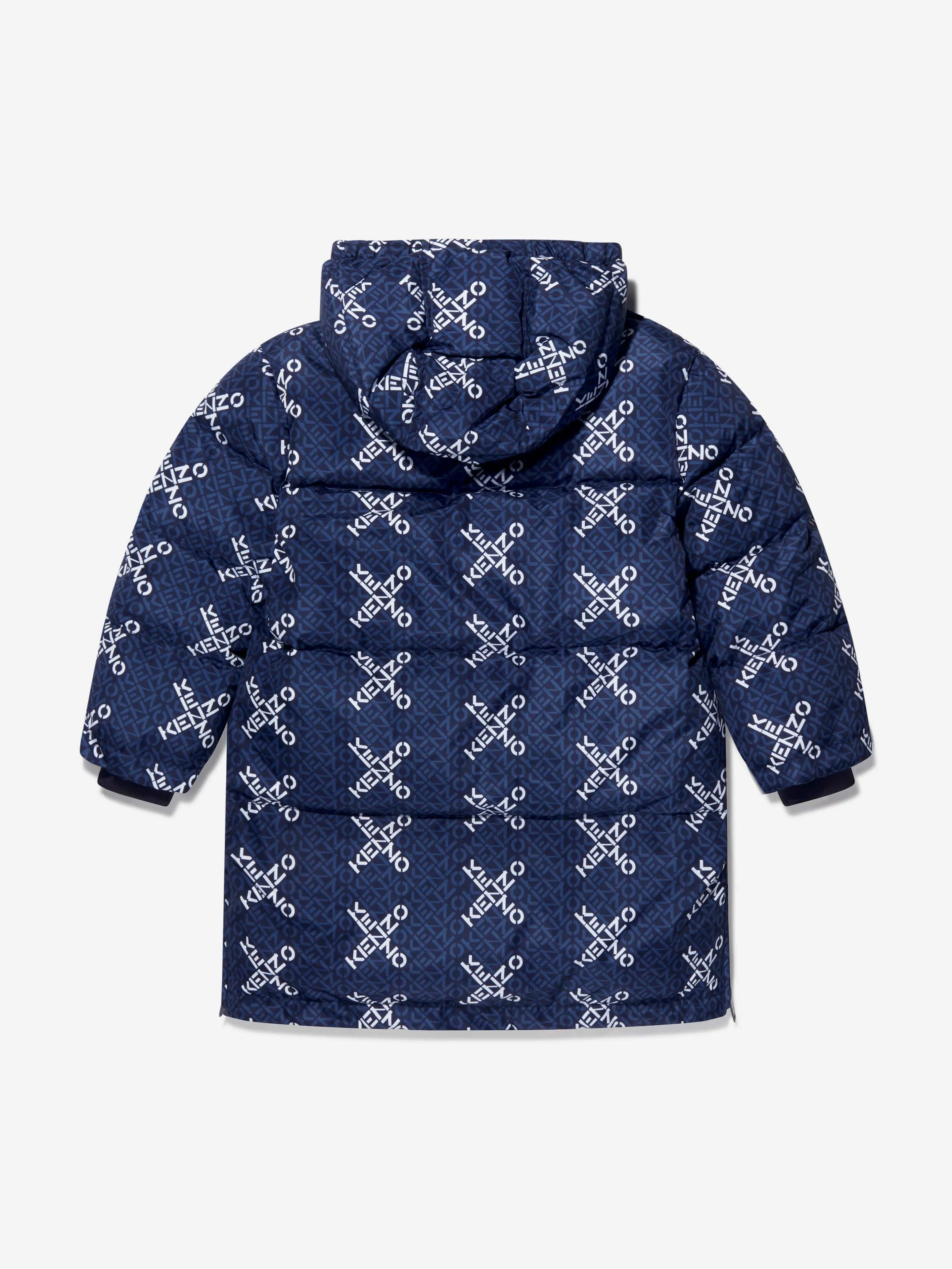 KENZO Kids Cross Logo Down Jacket