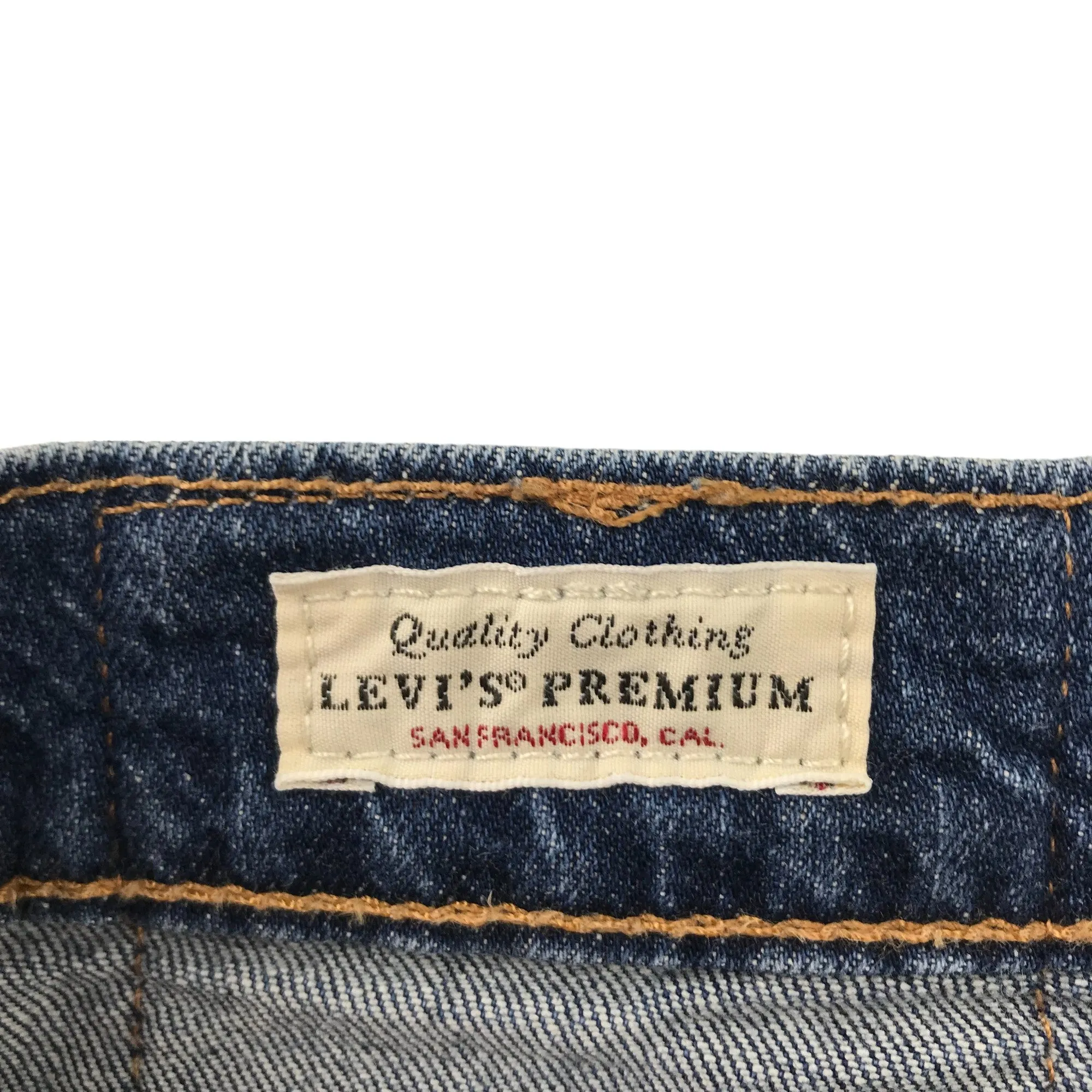 Levi's jeans W29 L34 blue slim fit slightly stretchy