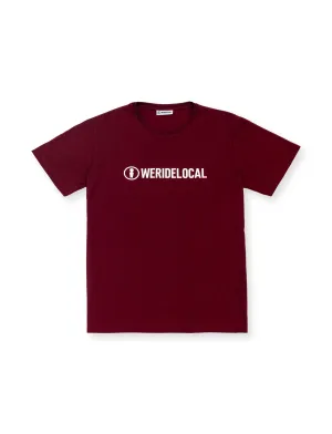 LOGOTYPE BURGUNDY TEE