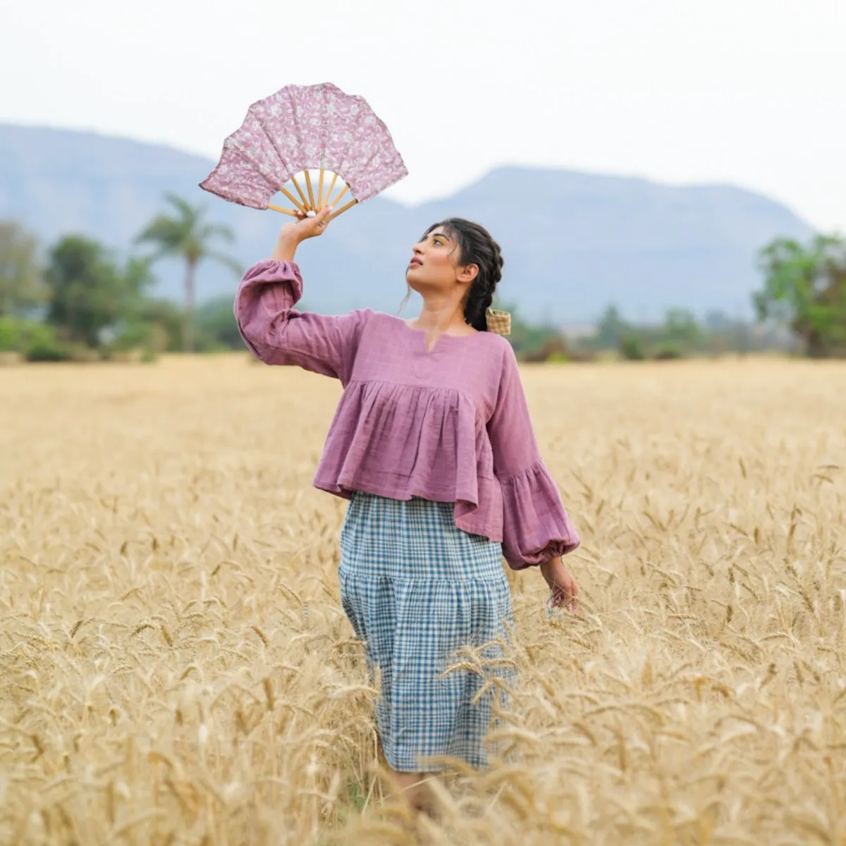 Luna - Organic Cotton Flared Top