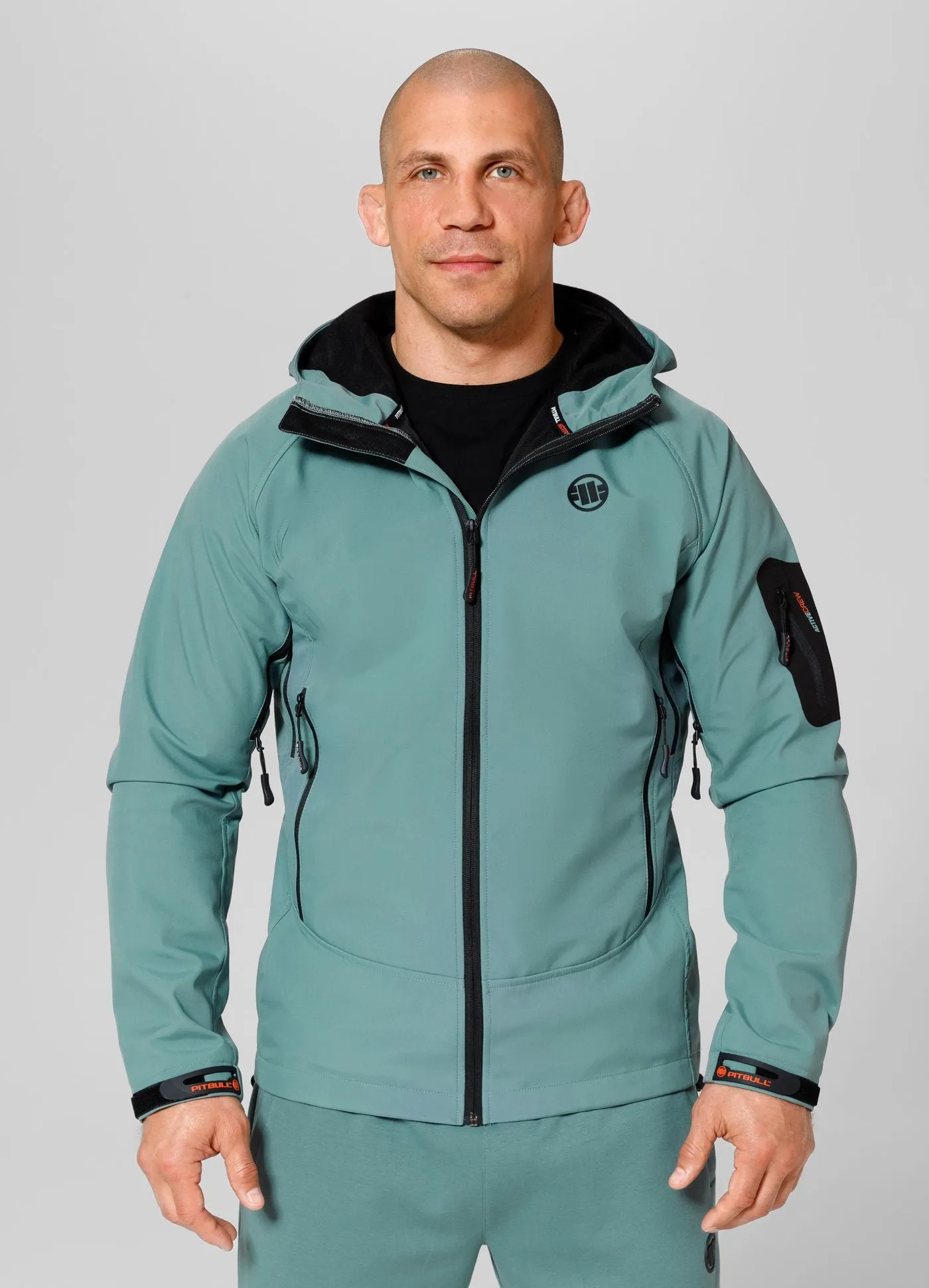 Men's hooded Softshell jacket Airfield