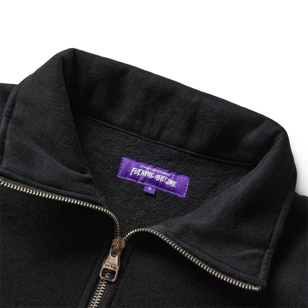 PATCHES 1/4 ZIP SWEATSHIRT