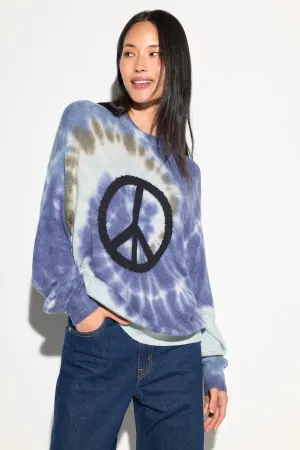 Peace Tie Dye Maude Sweater