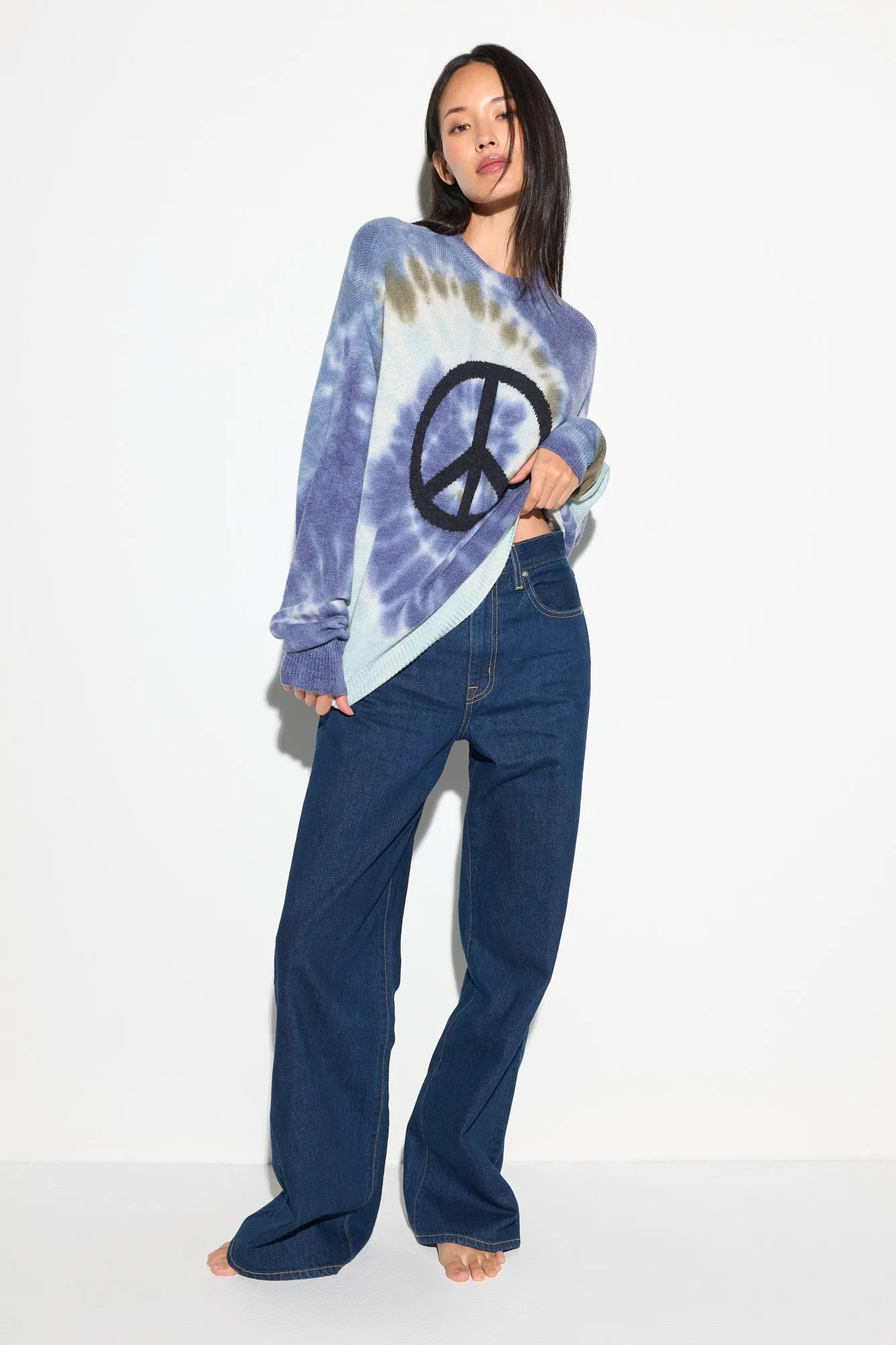 Peace Tie Dye Maude Sweater