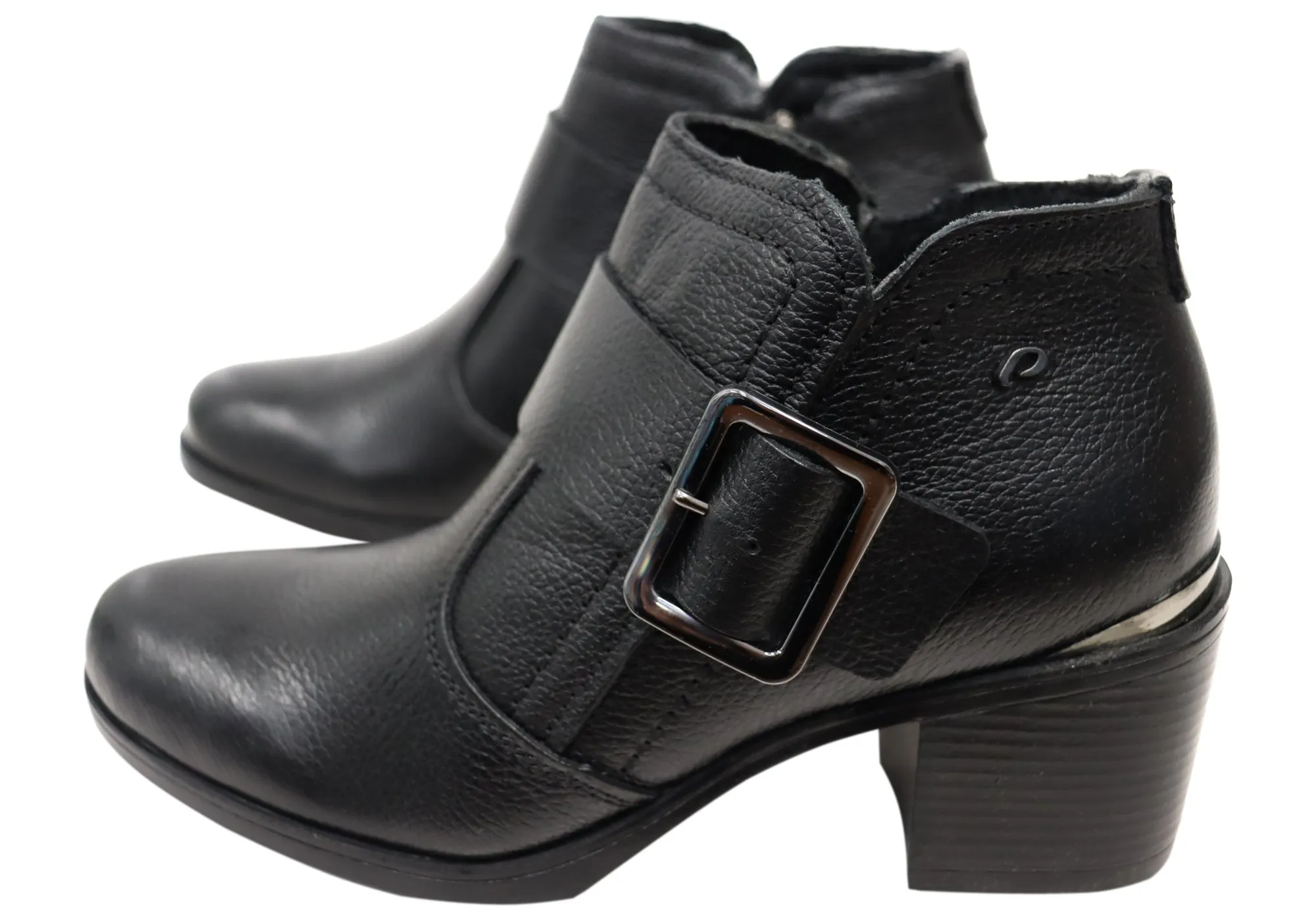 Pegada Macey Womens Comfortable Brazilian Leather Ankle Boots