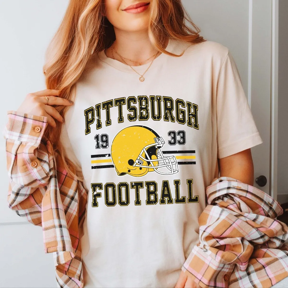 Pittsburgh Football Bella Graphic Tee