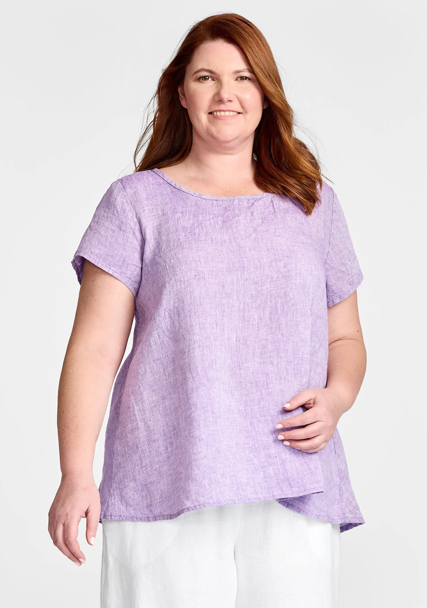 Playful Tee - Linen T Shirt - FINAL SALE