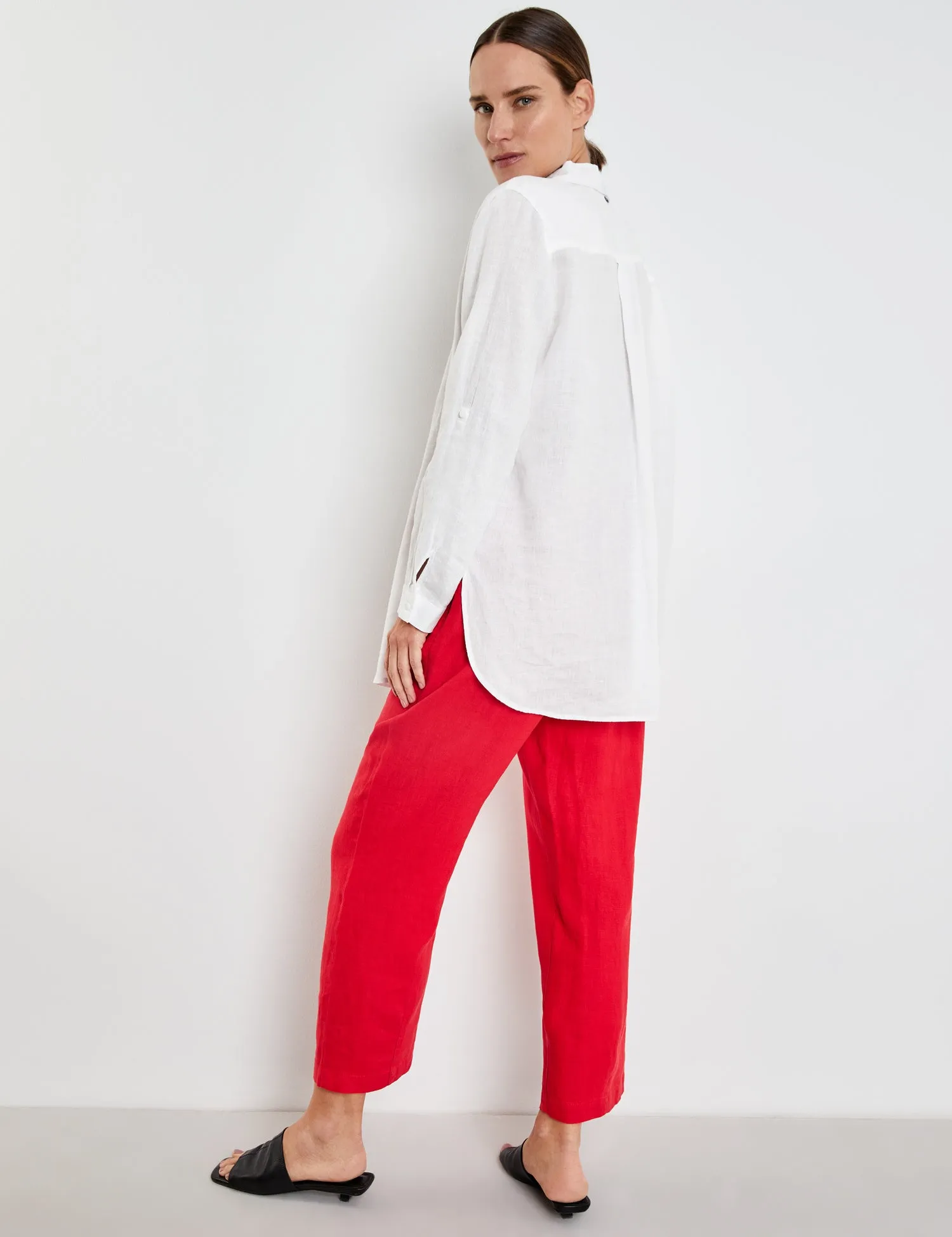 Pull-on Linen Pant