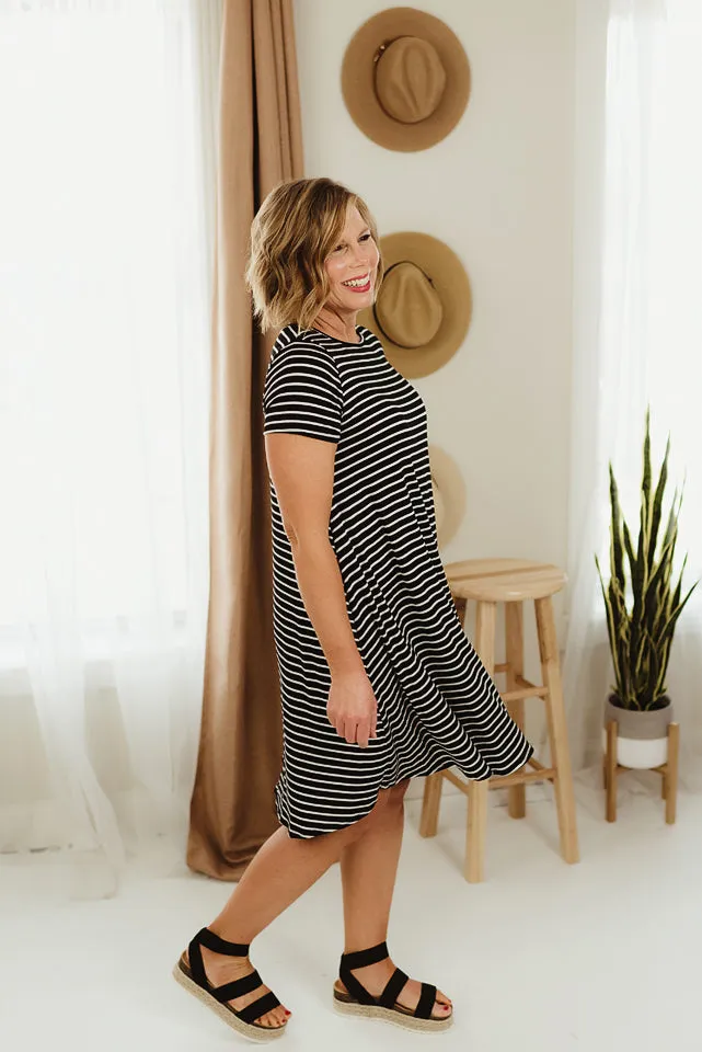 Relaxed Striped Dress