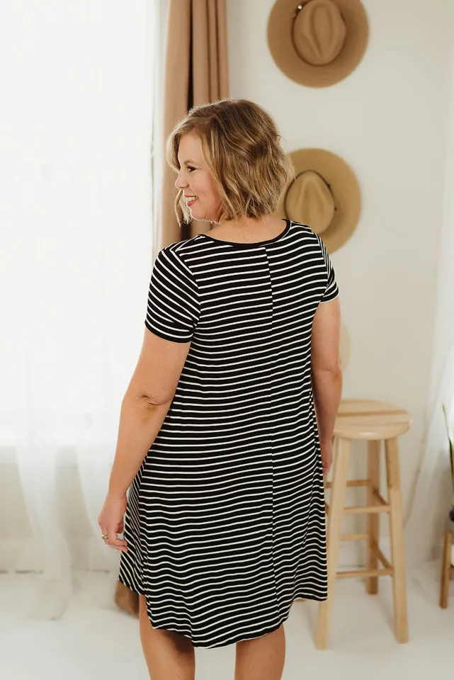 Relaxed Striped Dress