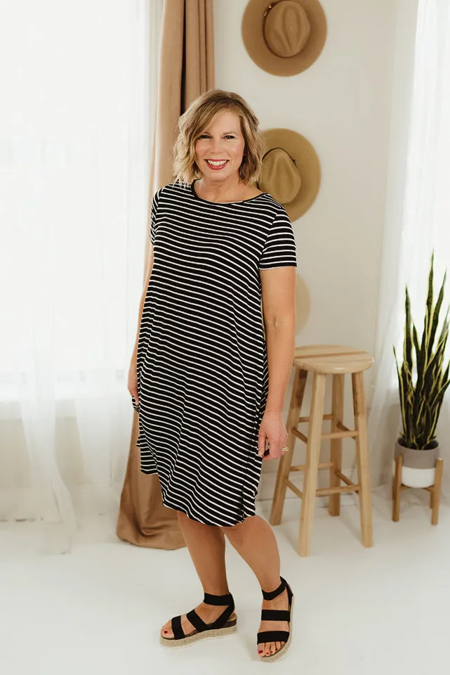 Relaxed Striped Dress