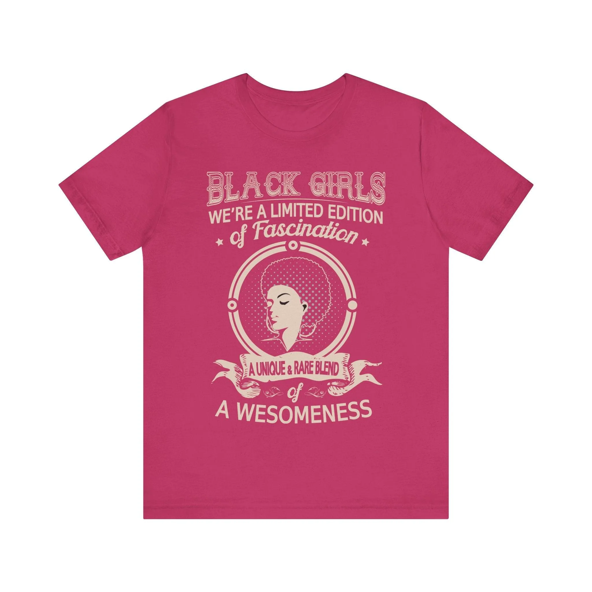 Retro Limited Edition Black Girls T Shirt