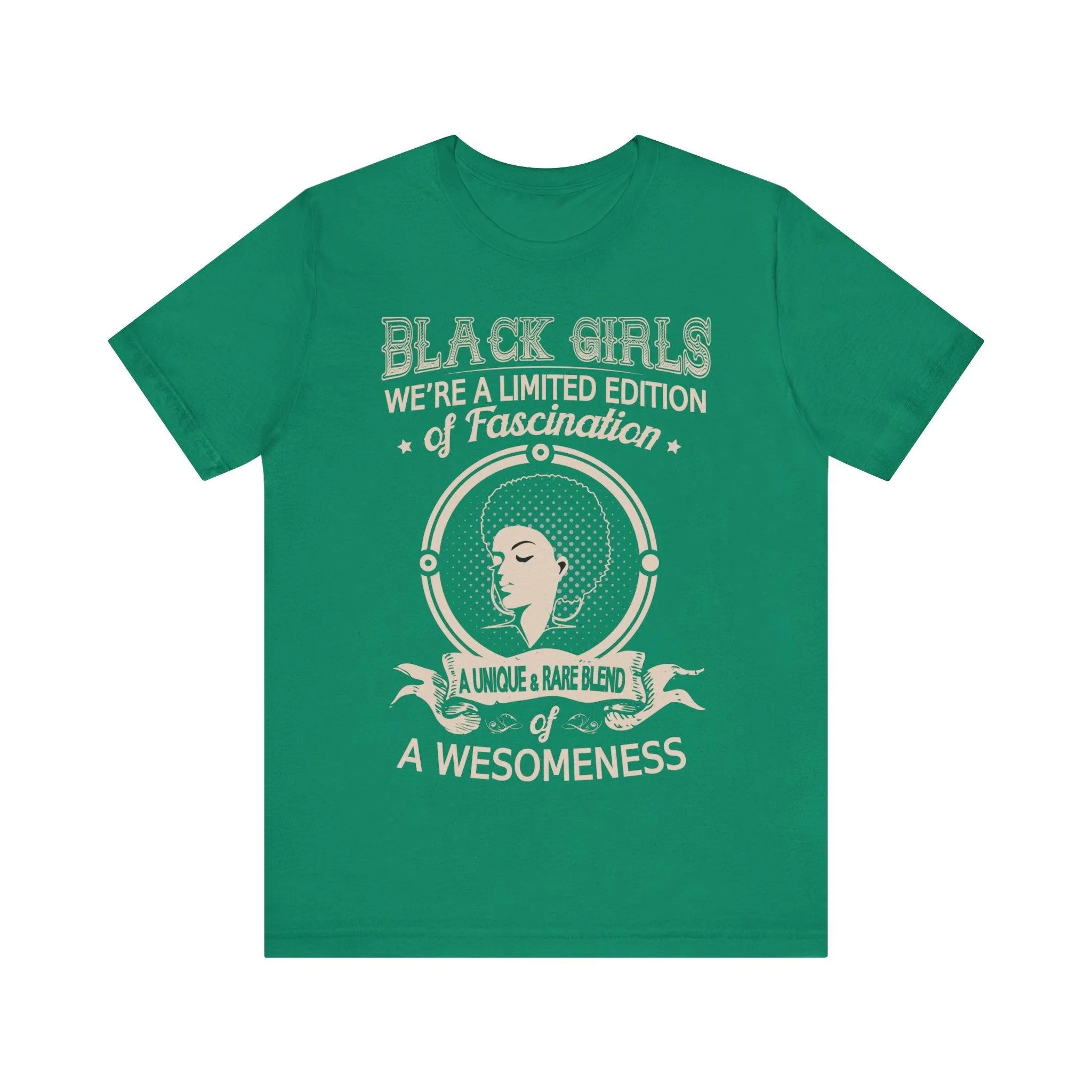 Retro Limited Edition Black Girls T Shirt