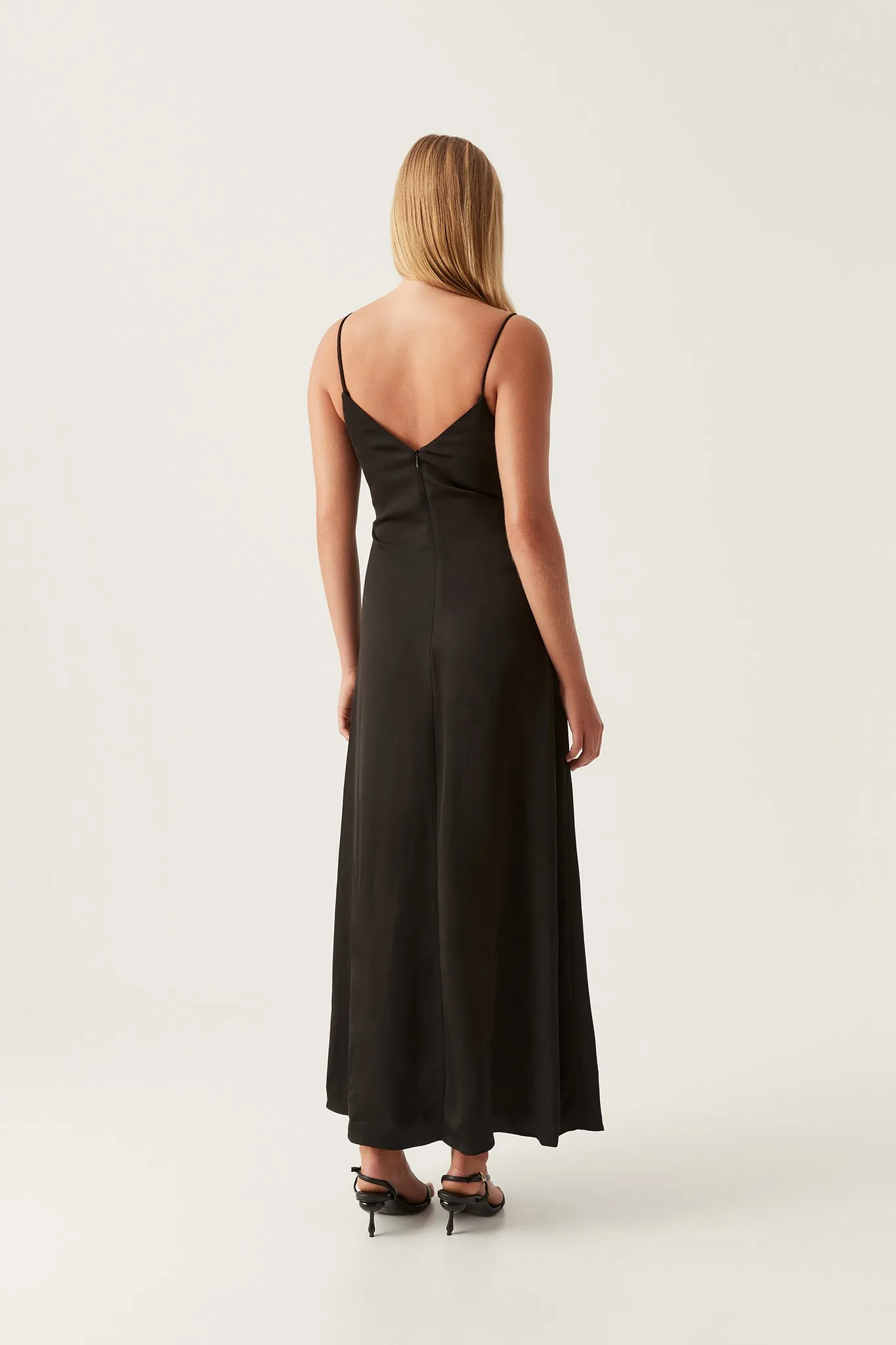 Riddle Button Down Maxi Dress