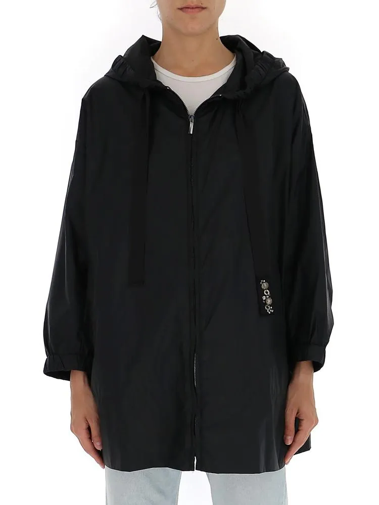 'S Max Mara Hooded Zip-Up Jacket