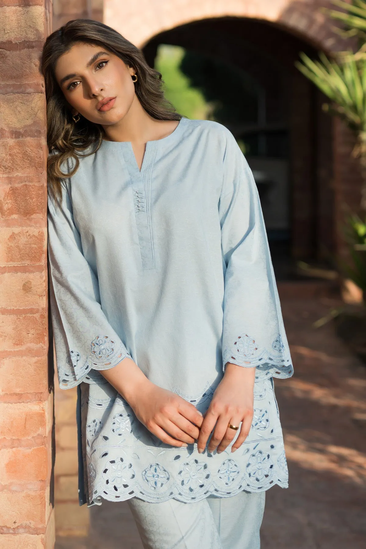 Sahar Stitched RTW Core Co-Ords – Breezy  Blues SSFT-RR-V1-01