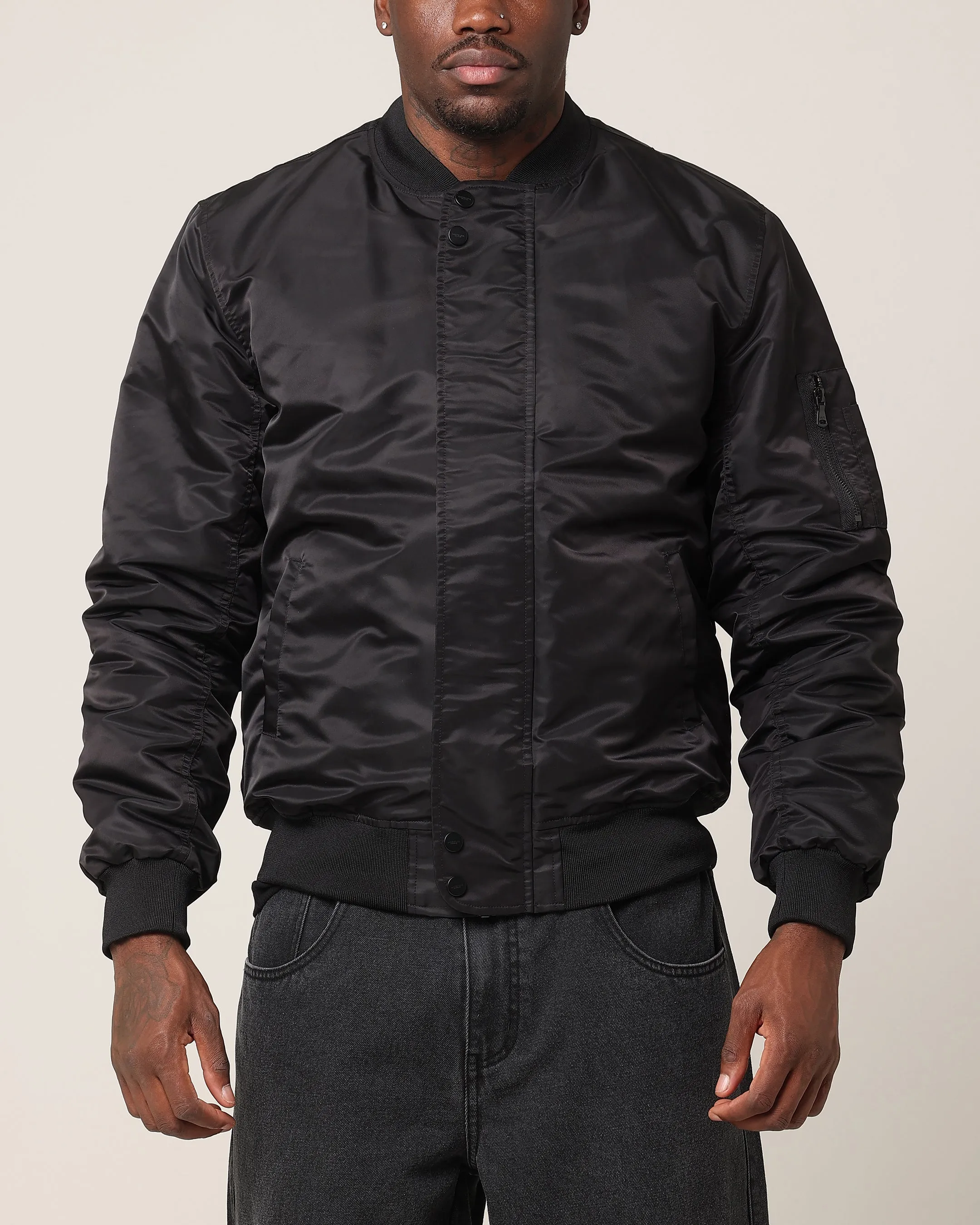 Saint Morta Cambronne V2 Bomber Jacket Black/Black