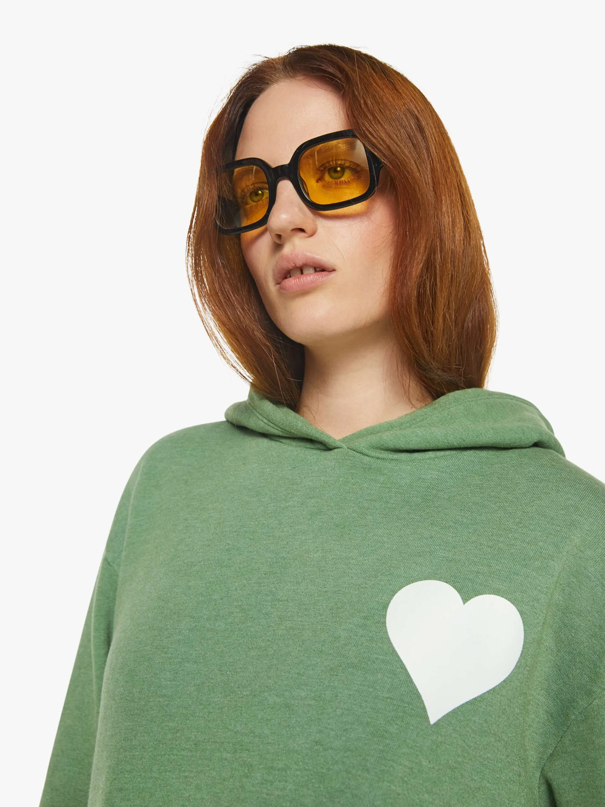 SPRWMN Heart Hoodie - Fern