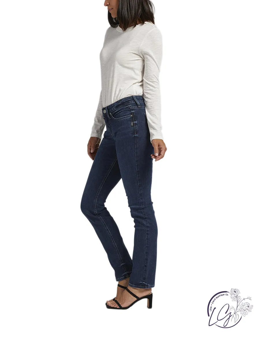 Suki 2 Mid-Rise Straight by Silver Jeans