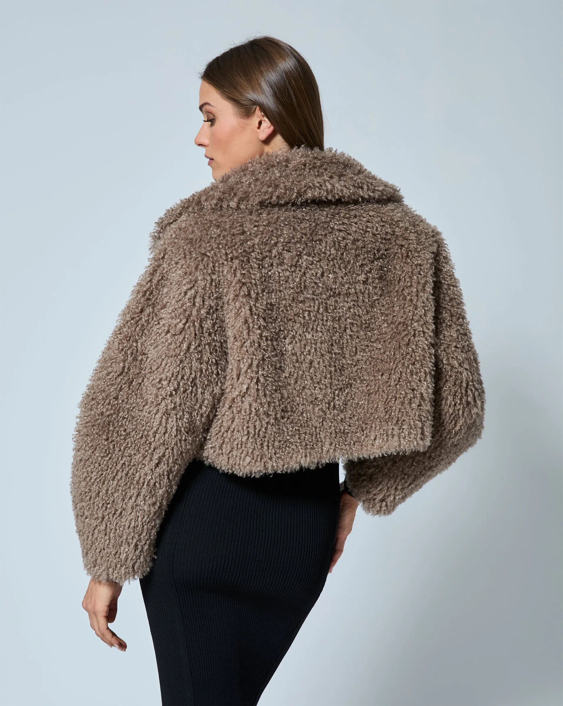 Teddy Faux Shearling Bomber Jacket