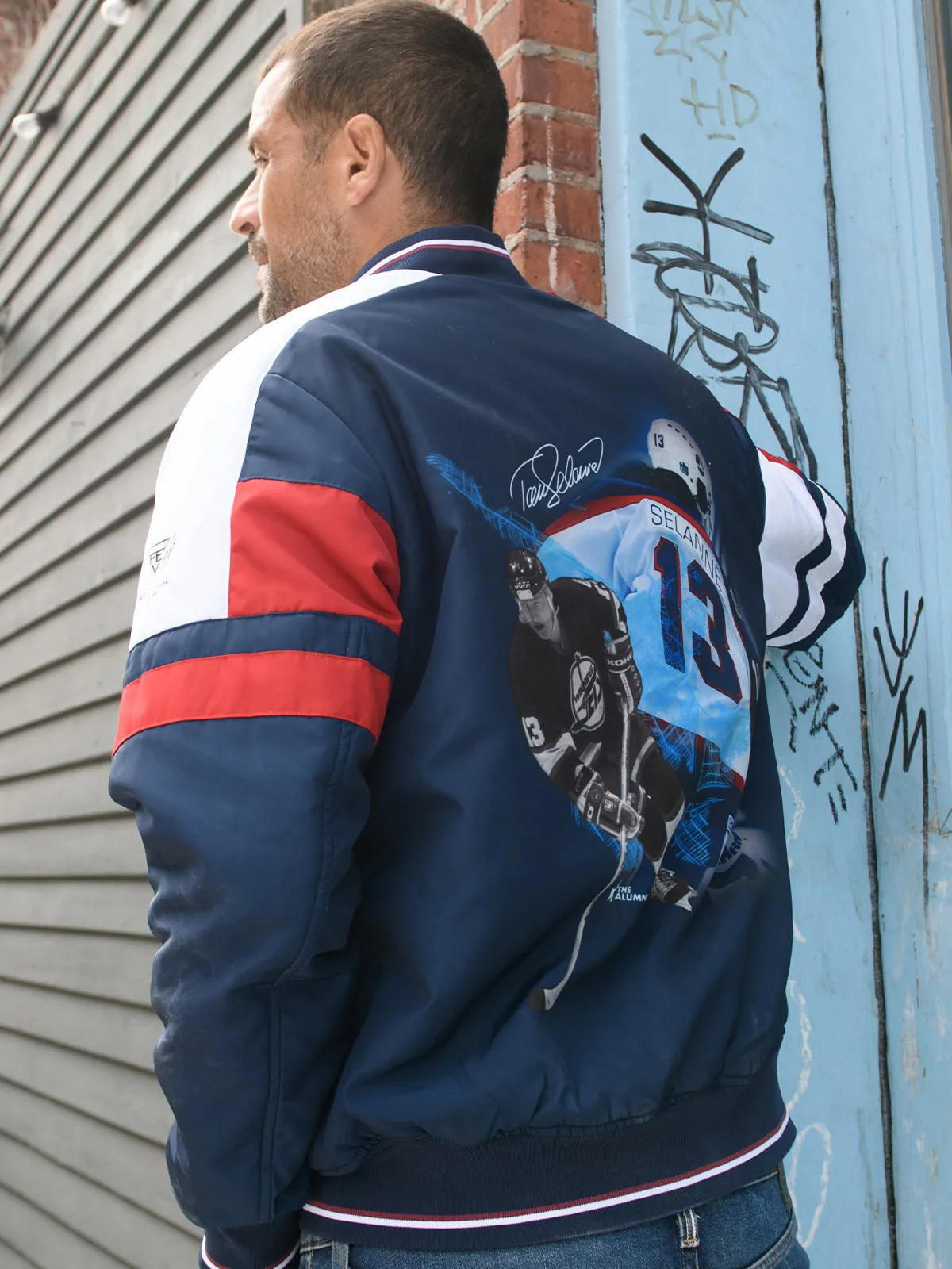 Teemu Selanne Reversible Bomber Jacket