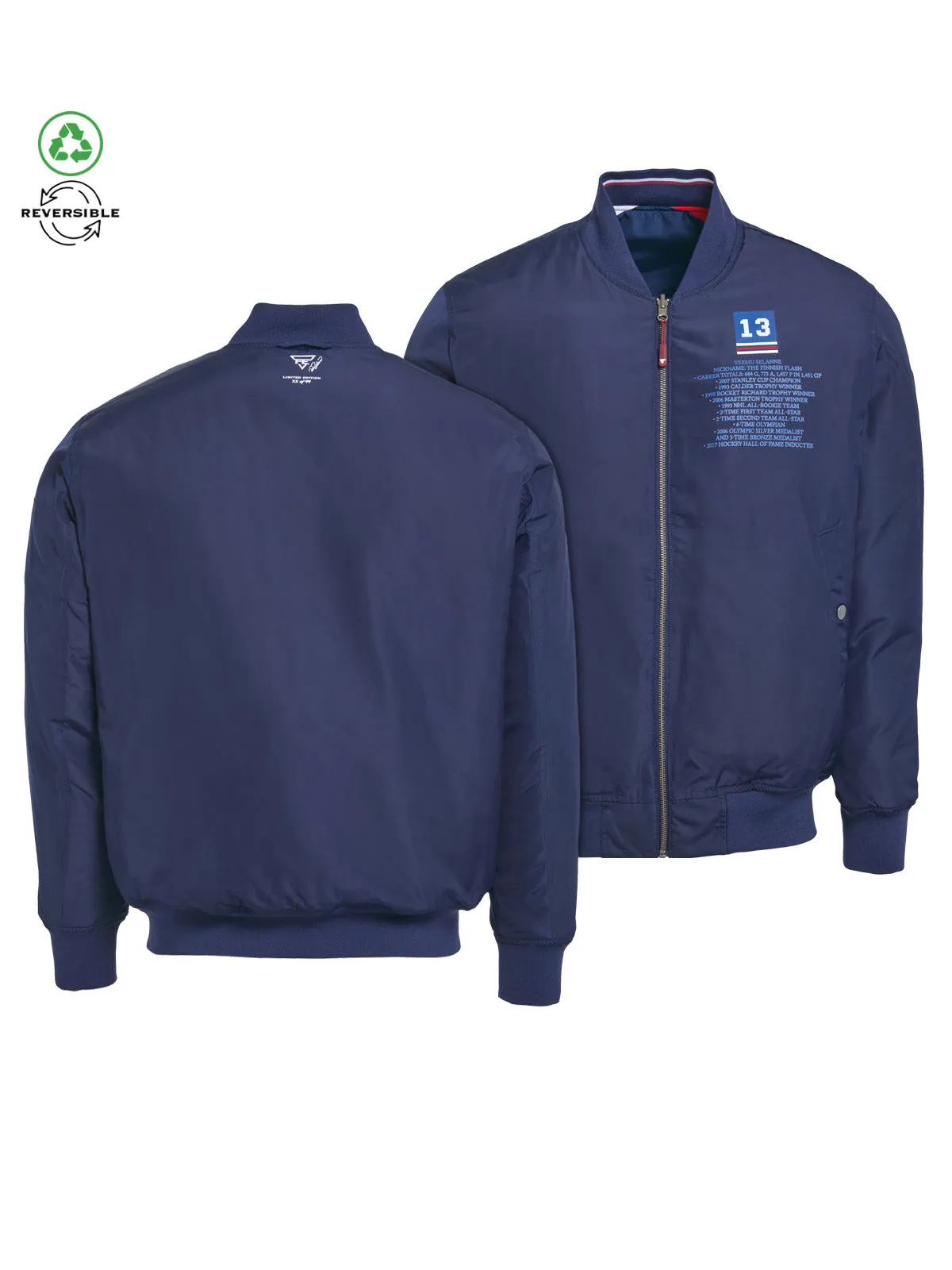 Teemu Selanne Reversible Bomber Jacket