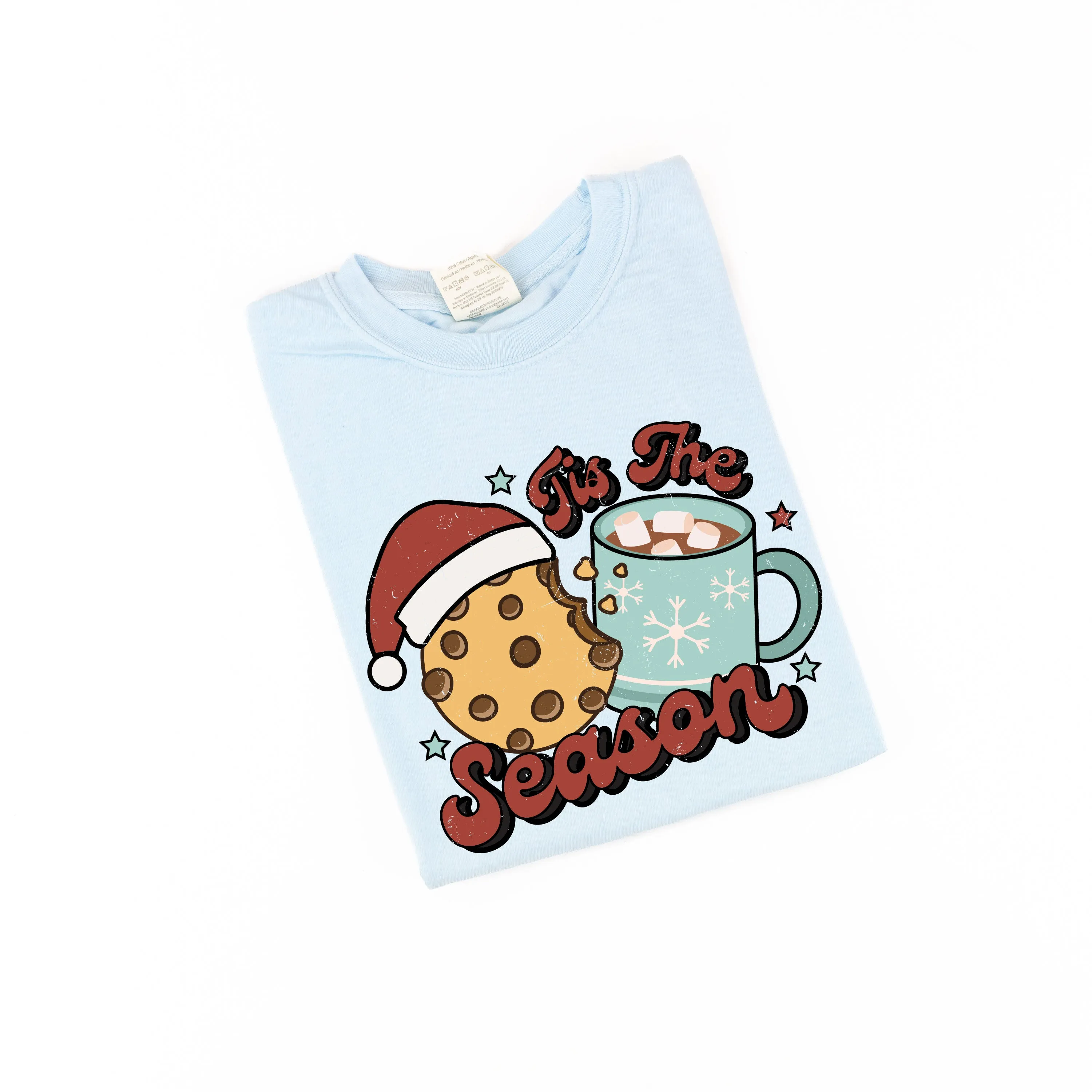 'Tis The Season - Cookie & Hot Cocoa - Comfort Colors Tee