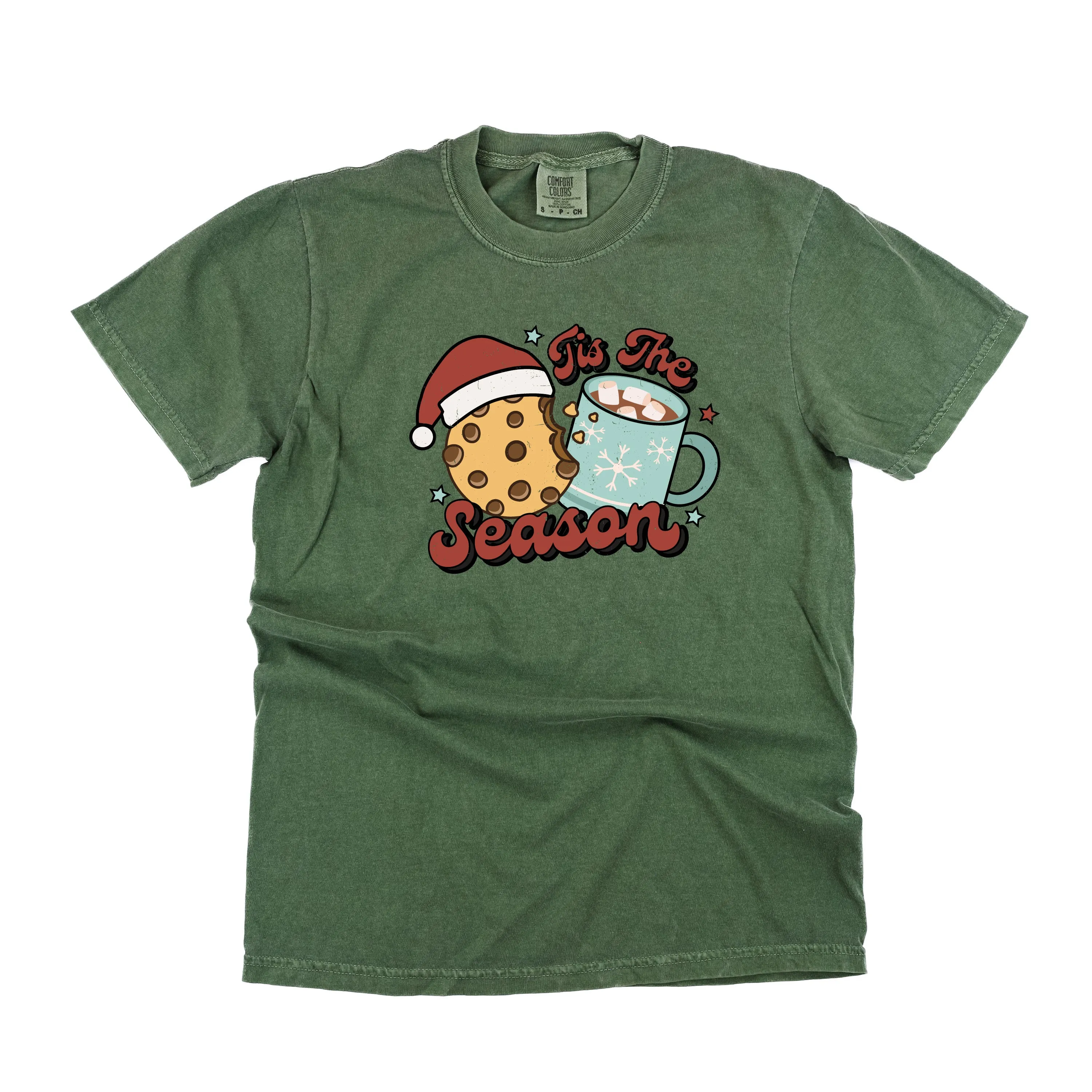 'Tis The Season - Cookie & Hot Cocoa - Comfort Colors Tee