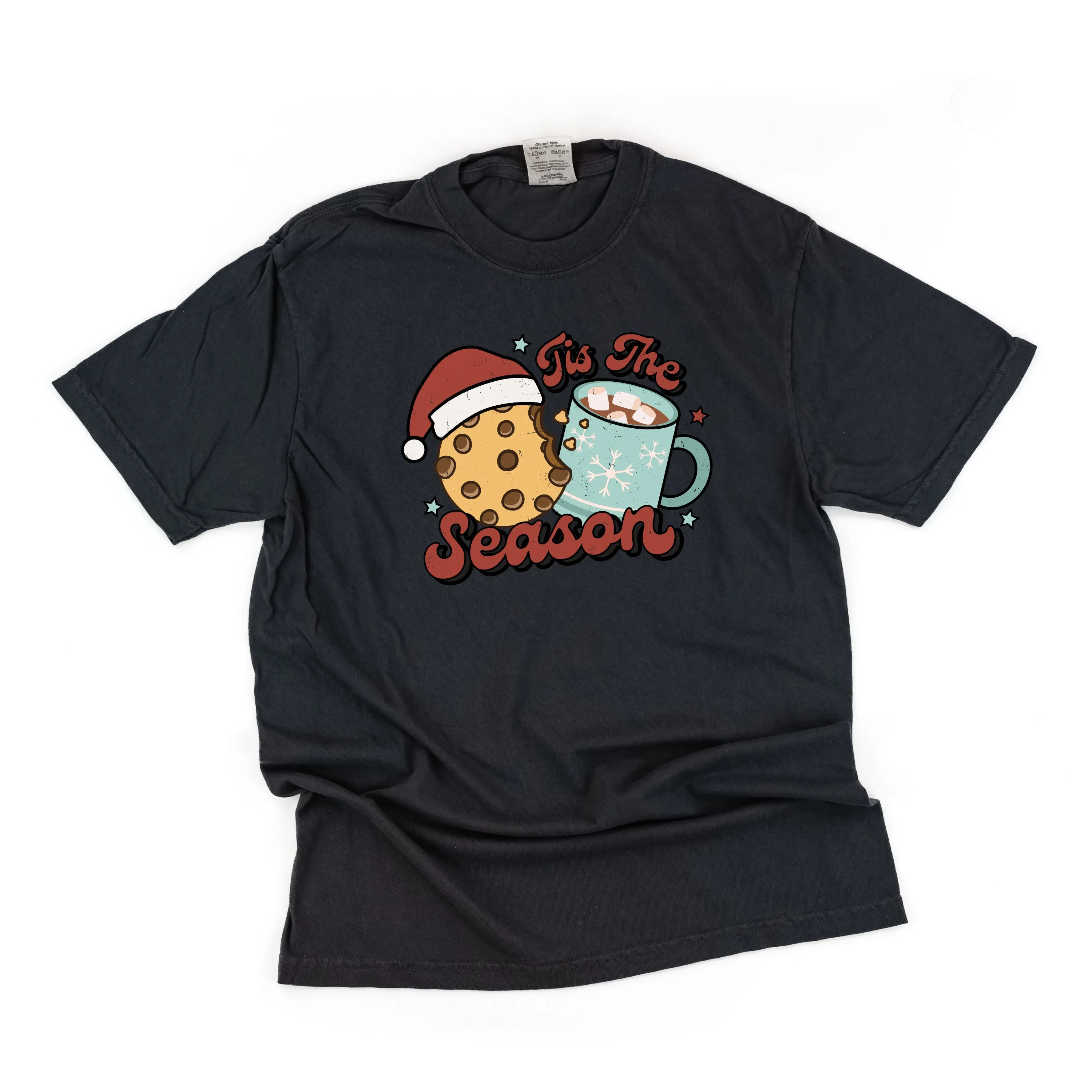 'Tis The Season - Cookie & Hot Cocoa - Comfort Colors Tee