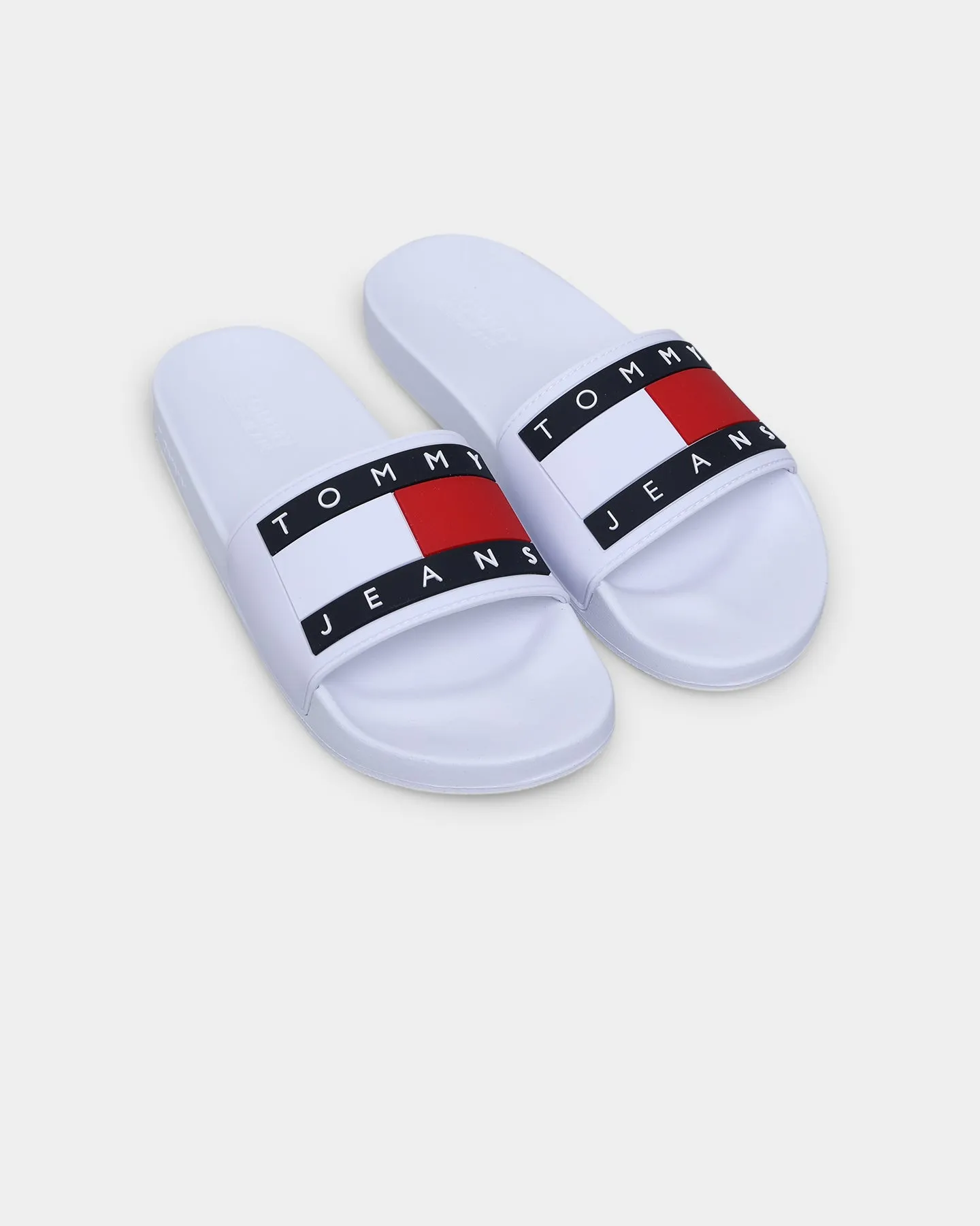 Tommy Jeans Women's Flag Pool Slide Twilight White