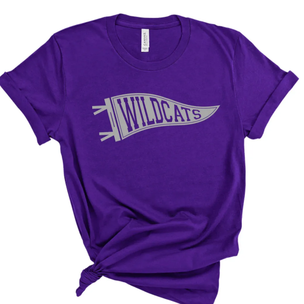 Wildcats Pennant Flag